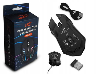 Maush gaming LTC LXKM303, 3200DPI, RGB, pa tela, i zi