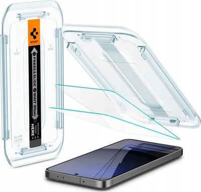 Xhami i mbrojtur Spigen Glas.tR EZ Fit, Galaxy S24 FE, 2 cope, transparent