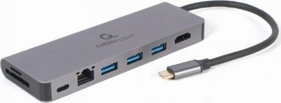 Përshtatës Hub Gembird, USB-C, 5 porte