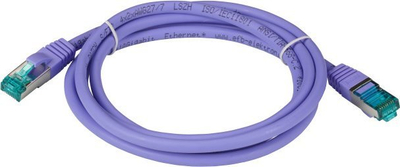Kabllo rrjeti RJ45 S/FTP, Cat.6A, 1m, LSZH, vjollcë