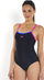 Rroba banjo Speedo Thinstrap Muscleback Endurance10, të zeza/kuqe, nr. 36 (8-05403A030)