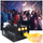 Set efektesh LIGHT4ME GIG SET 2, 2 makina tymi 400W LED, makinë flluskash e rikarikueshme, efekt drite 4in1 RGBW RGB lazer
