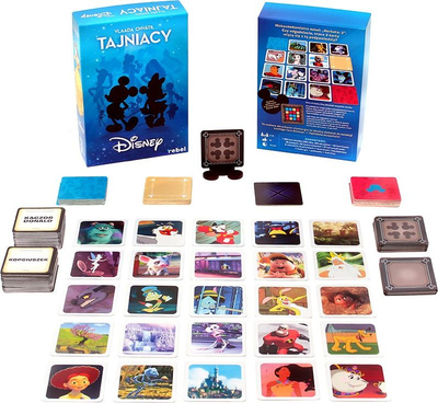 Друштвена игра Rebel Disney Codenames, дедукција, за деца, сина