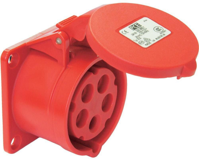 Prizë paneli PCE 325-6, 32A, 5 pina 400V, e kuqe