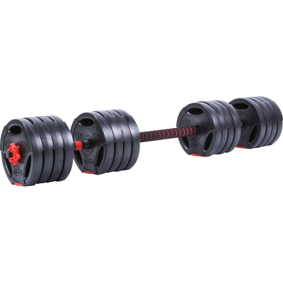 Set hantelash hibrid Pure2Improve, 40 kg, i zi