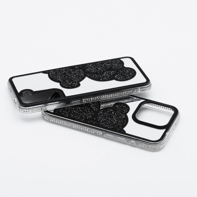 Këllëf telefoni OEM Teddy Bear për Samsung Galaxy S25 FE, PC TPU, i zi
