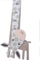 Matës rritjeje për kalamoj H&amp;S Giraffe, 70-160 cm, mural, me ngjyra pastel