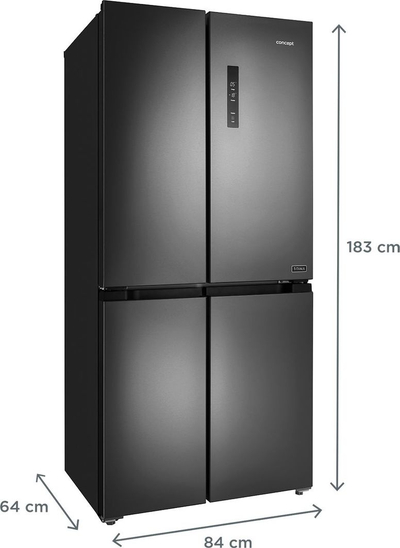 Frigorifer Concept LA8383ds, 183 cm, i zi