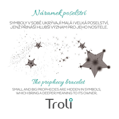 Byzylyk Troli Crown, i zi/argjendtë
