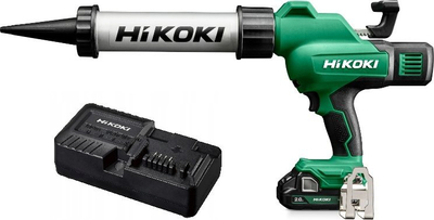 Pistoletë silikoni Hikoki AC18DA, 18V, 400ml, jeshile