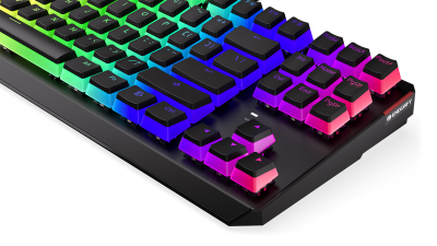 Tastierë Endorfy Thock TKL Pudding Kailh Red, Wired, Mechanical, RGB, e zezë