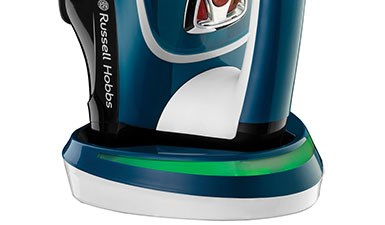 Hekur me avull Russell Hobbs Cordless One Temperature, 2600W, pllakë qeramike, blu
