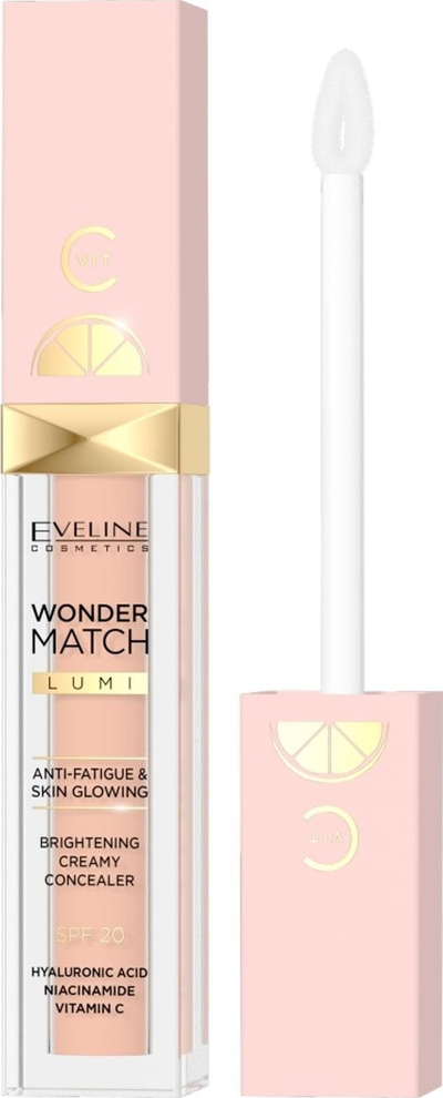 Korrektor ndriçues Eveline Cosmetics Wonder Match Lumi, SPF 25, 6.8ml, nuanca 10 Vanilla