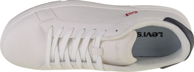Atlete Levi’s Piper Trainers, poliuretan, shollë gome, të bardha