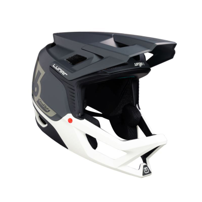 Helmetë biçiklete Urge Lunar 15th, full face, për enduro, e zezë e bardhë