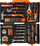 Сет алат Isma Toolbox, 1400 парчиња, со куфер, сива