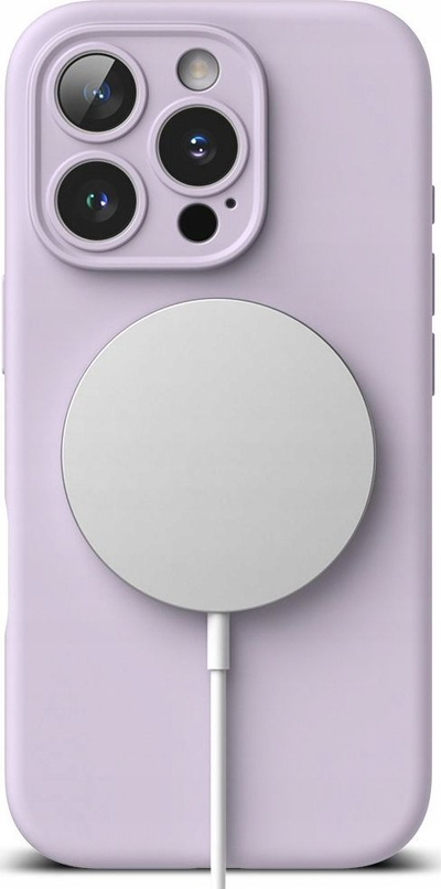 Kapak telefoni Ringke Silicone Magnetic MagSafe për iPhone 16 Pro, silikon i lëngshëm, përputhet me MagSafe, lejla e çelët