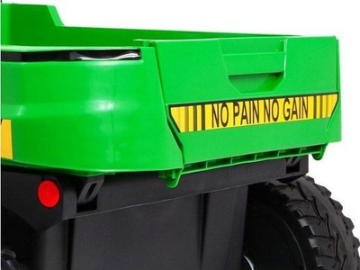 Kamion elektrik për fëmijë Ramiz Car Farmer 4x4, 2 vende, audio, jeshil