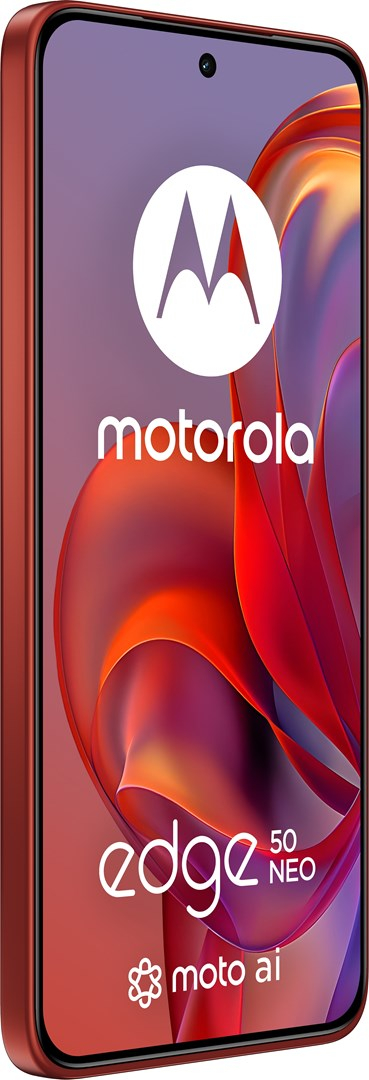 Телефон Motorola Edge 50 Neo, 6.4\", 12GB RAM, 512GB, црвен