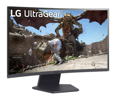 Гејминг монитор LG UltraGear 27GS60QC-B, 27", QHD 2560x1440, 180Hz, црн