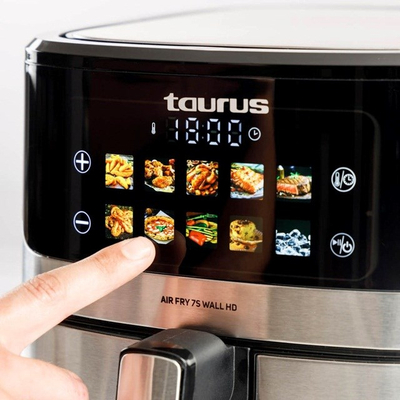 Fritezë me ajër Taurus Air Fry 7S 6.5L, 1600W, ekran me prekje HD, e zezë inox