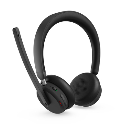Kufje Lenovo ANC Headset 6550, pa tela, Bluetooth USB Type C, të zeza