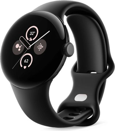 Паметен часовник Google Пиксел Воч 2, Wi‑Fi, 41mm, црна Обсидиан