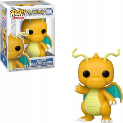 Figurë vinili Funko POP Pokemon Dragonite, për koleksion, portokalli
