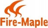Tenxhere kampingu Firemaple Polaris me dorezë që paloset, me shpërndarës flake, gri