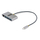 Hub USB C StarTech HB30C3A1GEA2, 3 porta USB 3.0, RJ45 Gigabit, gri