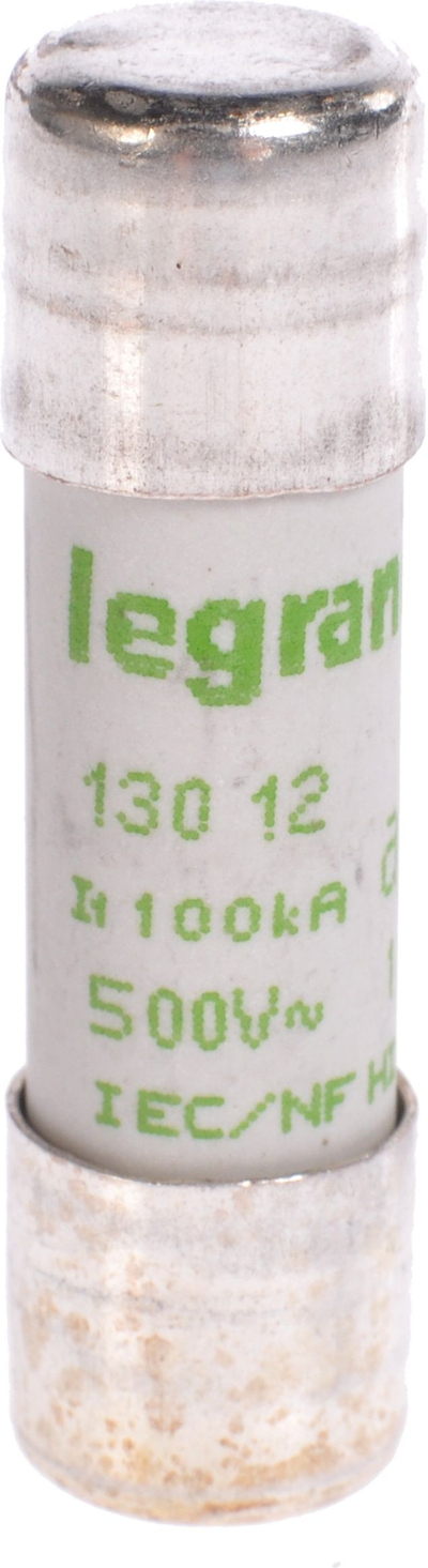 Siguresë cilindrike Legrand 013012, 12A, 500V, e bardhë