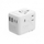 Adapter universal udhëtimi Gembird, 70W, GaN, porta USB dhe Type C, i bardhë