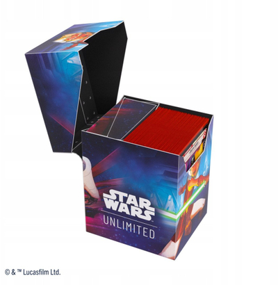 Kuti letra Gamegenic Star Wars Unlimited Soft Crate Ahsoka Tano General Grievous, me ndarës, shumëngjyrëshe