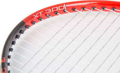 Raketë badminton Best Sporting 300 XT, çelik dhe alumin, madhësi universale, e kuqe e zezë