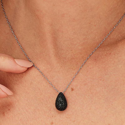 Qafore për femra Brosway Tear Drop Mystery Black Fancy FMB121, e zezë