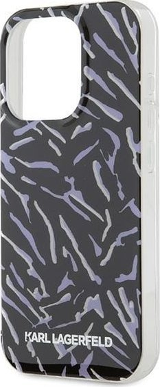 Mbulesë telefoni Karl Lagerfeld Zebra për iPhone 15 Pro Max 6.7", me kordele, lejla