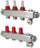 Manifold ngrohje Danfoss SSM 088U0759, 9+9 qarqe, çelik inox