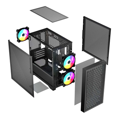 Kasa PC Logic Concept Dart Pro ARGB Mini, Micro ATX mini ITX, e zezë