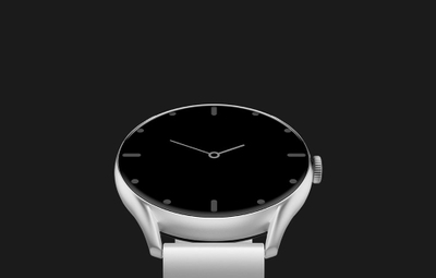 Ora e zgjuar QCY Watch GT, ekran AMOLED 1.43", IPX8, gri