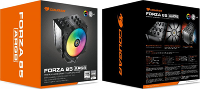 Ftohës CPU Cougar Forza 85 ARGB, 120mm, Tower, me ndriçim ARGB