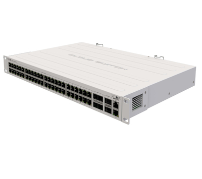Switch rrjeti Mikrotik CRS354-48G-4S+2Q+RM, 48x Gigabit, 4x SFP+ 2x QSFP+, gri