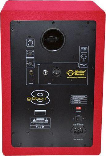 Monitor studio Monkey Banana Gibbon 8, 110W, 2 rrafshe, i kuq