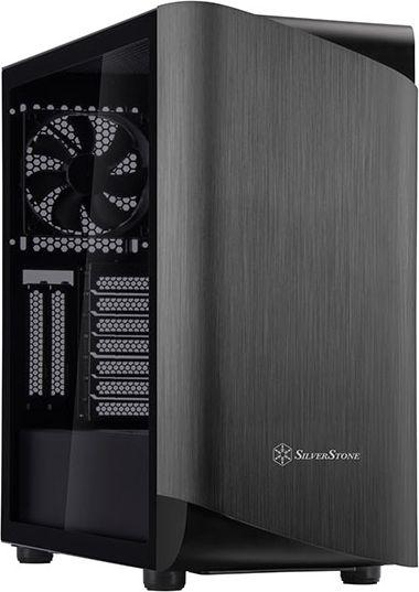 Kasë SilverStone SETA A1, titaniaum, Midi Tower