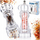 Set mullinj piper dhe kripë Vilde, akrilik, 16 cm, transparent, 2 copë