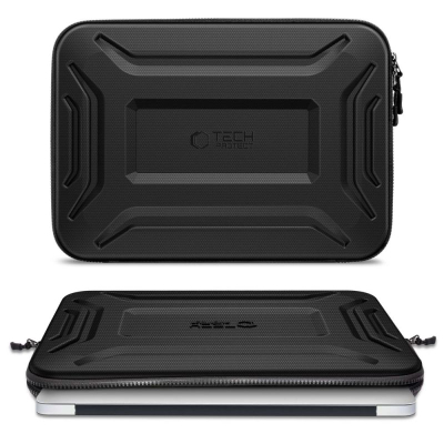 Футрола за лаптоп Tech-Protect Kevlar Pro, 15-16\", отпорна на вода, црна