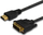 Kabllo Savio HDMI - DVI-D (cl-139), 1.8 m e zezë