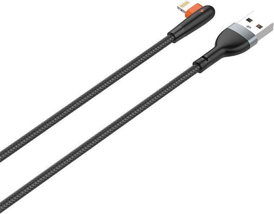 Kabllo karikimi USB në Lightning LDNIO LS561, 1m, 2.4A, e zezë