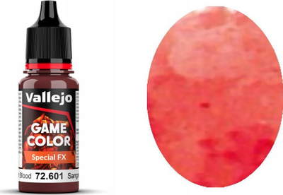 Bojë akrilike Vallejo Game Color SFX VJP72601, 18ml, Fresh Blood, e kuqe