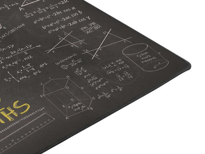 Подлога за глушец Natec Maths Maxi NPO-1455, 800 x 400 mm, црна