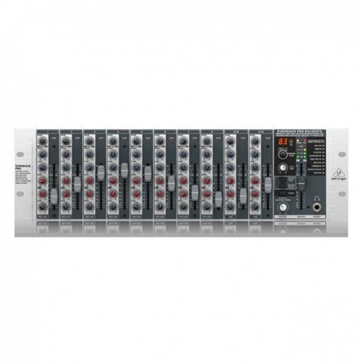 Mikser audio Behringer RX1202FXv2, 12 kanale, montim në rack, argjendtë